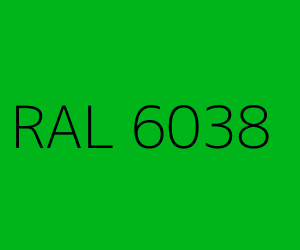 Kleur RAL 6038 BRILJANTGROEN