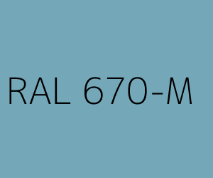 Kleur RAL 670-M 