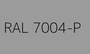 Kleur RAL 7004-P