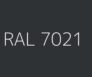 Kleur RAL 7021 ZWARTGRIJS