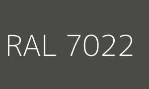 Kleur RAL 7022