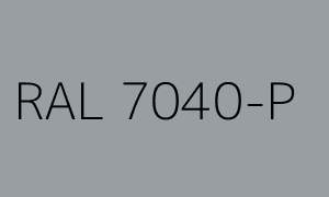 Kleur RAL 7040-P
