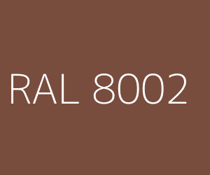 Kleur RAL 8002 SIGNAALBRUIN