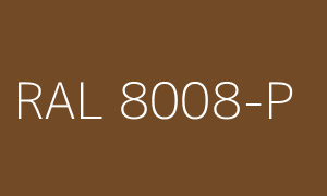 Kleur RAL 8008-P