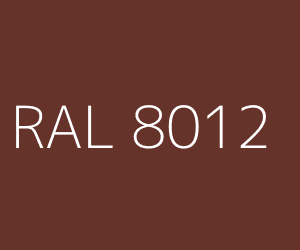 Kleur RAL 8012 ROODBRUIN