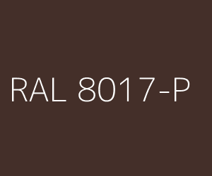 Kleur RAL 8017-P CHOCOLADEBRUIN