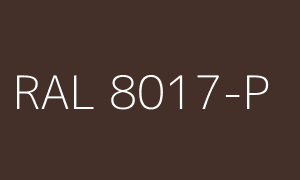 Kleur RAL 8017-P