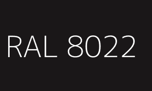 Kleur RAL 8022