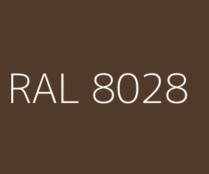 Kleur RAL 8028 TERRABRUIN