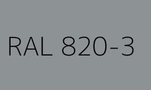 Kleur RAL 820-3