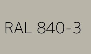 Kleur RAL 840-3