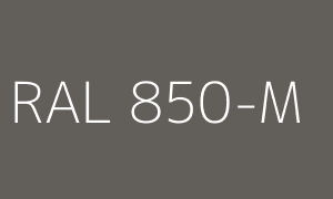 Kleur RAL 850-M