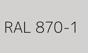 Kleur RAL 870-1