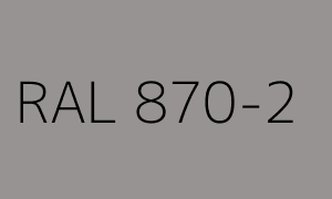 Kleur RAL 870-2
