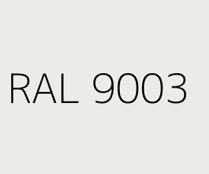 Kleur RAL 9003 SIGNAALWIT